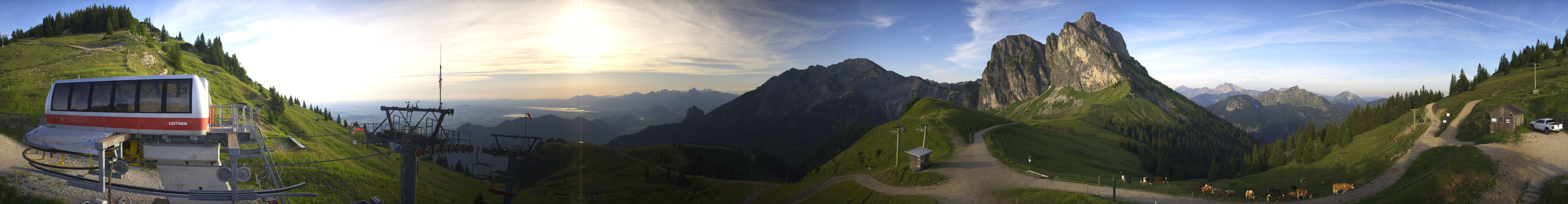 Archived image Webcam Pfronten Top Station Breitenberg