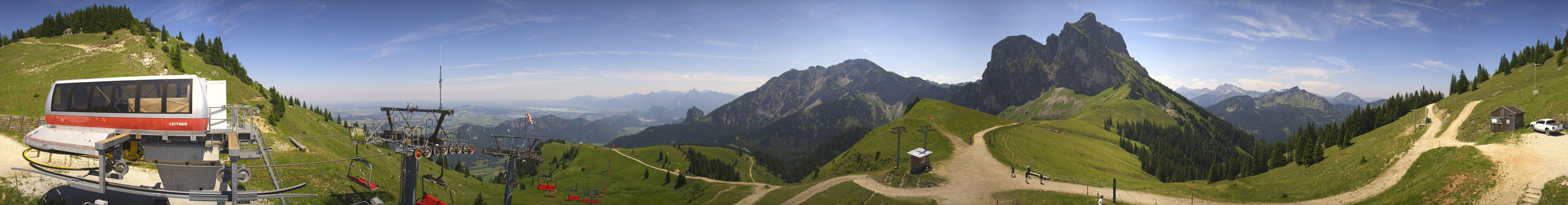 Archived image Webcam Pfronten Top Station Breitenberg