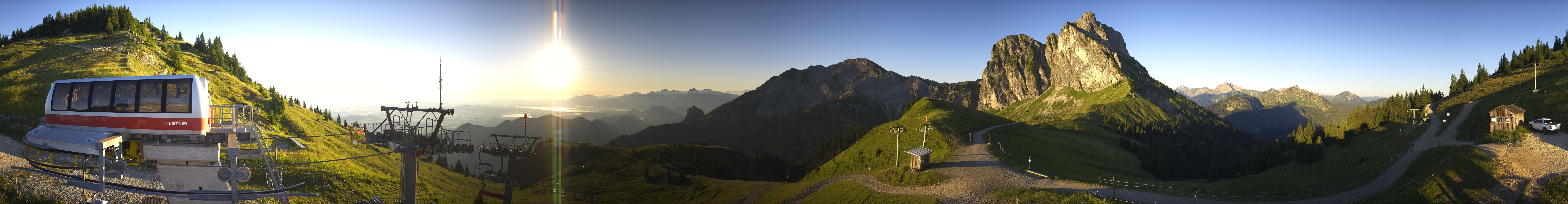Archived image Webcam Pfronten Top Station Breitenberg