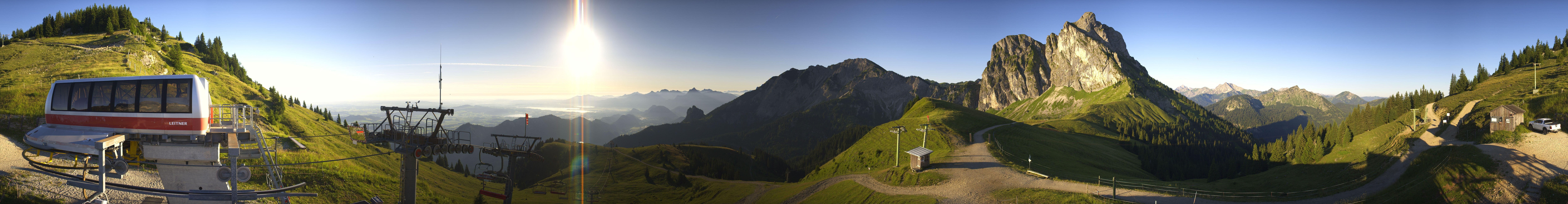 Archived image Webcam Pfronten Top Station Breitenberg