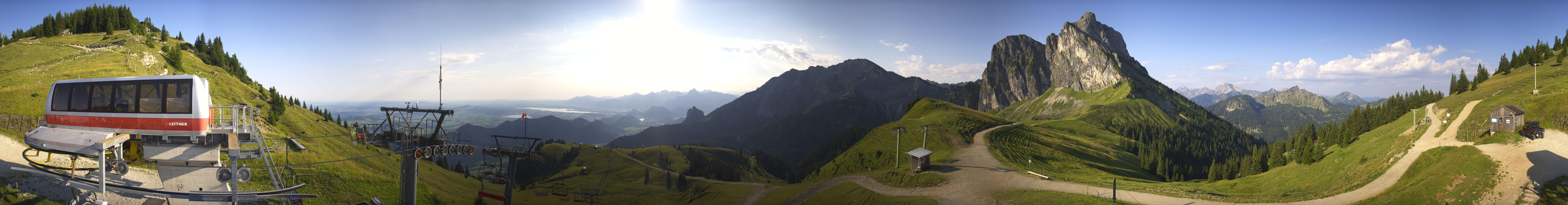 Archived image Webcam Pfronten Top Station Breitenberg