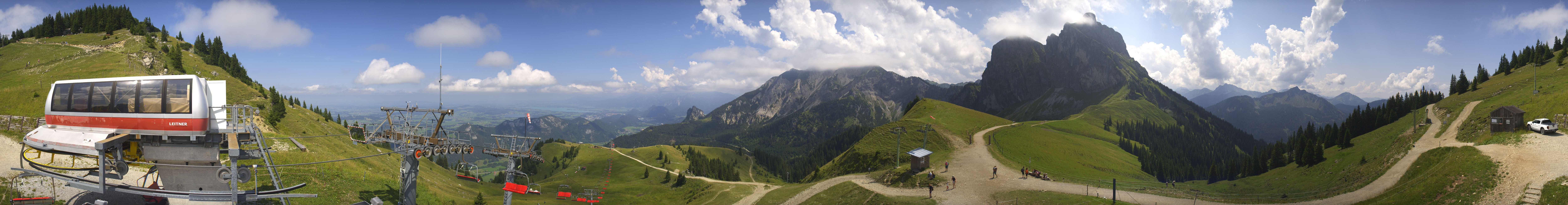 Archived image Webcam Pfronten Top Station Breitenberg