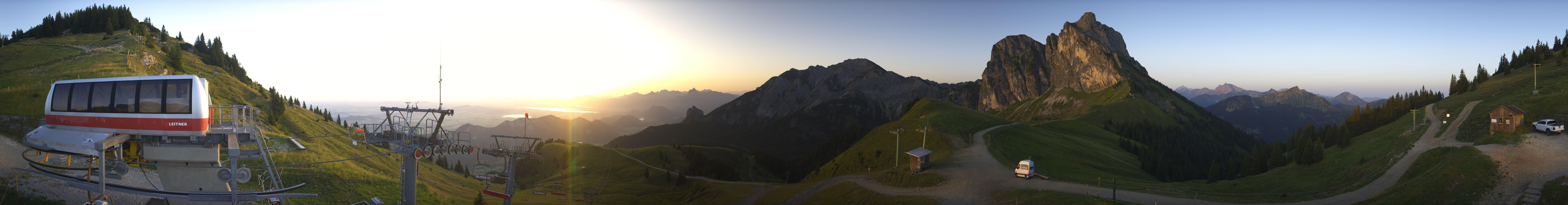 Archived image Webcam Pfronten Top Station Breitenberg