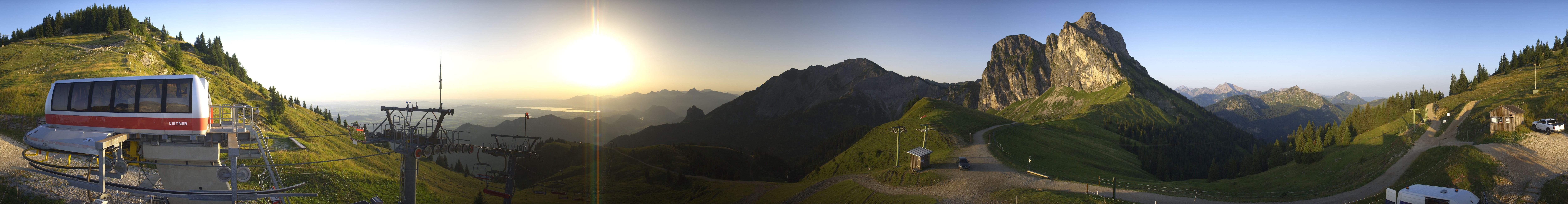 Archived image Webcam Pfronten Top Station Breitenberg