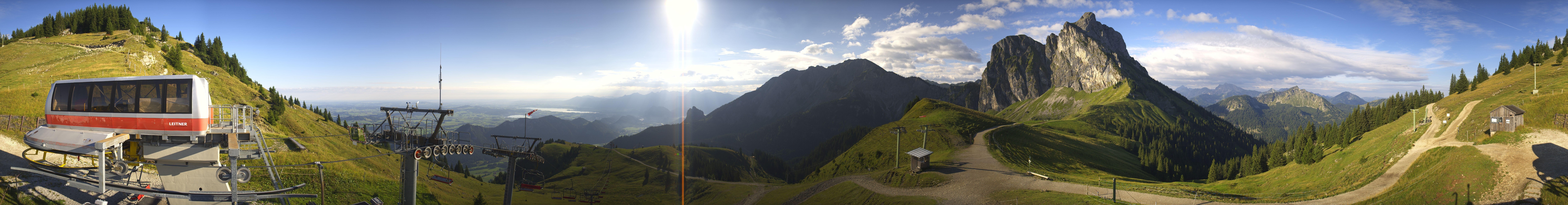 Archived image Webcam Pfronten Top Station Breitenberg