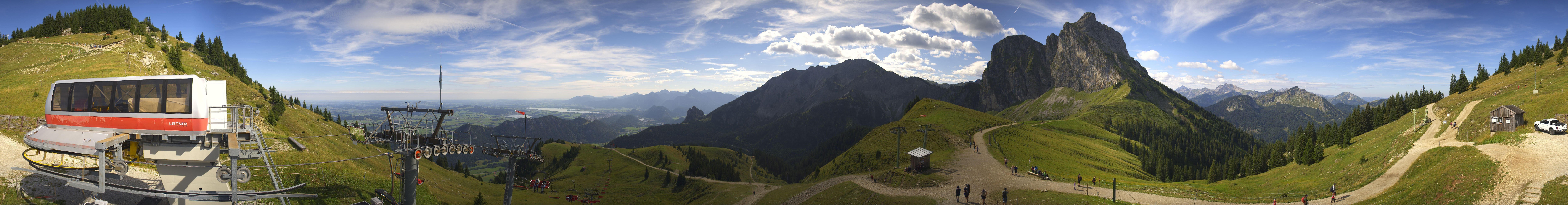 Archived image Webcam Pfronten Top Station Breitenberg