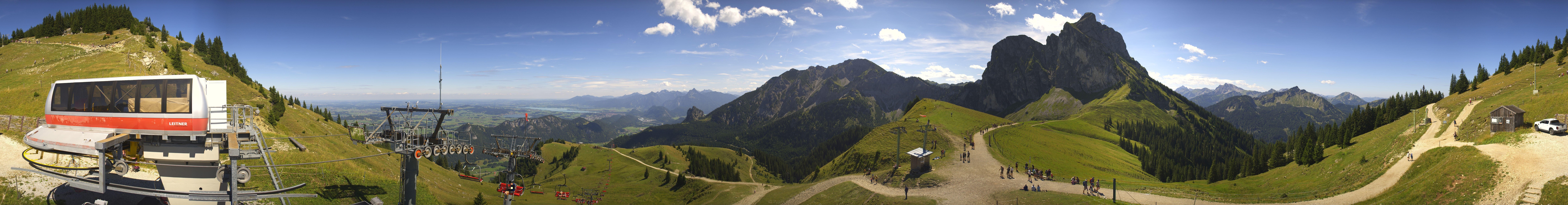 Archived image Webcam Pfronten Top Station Breitenberg