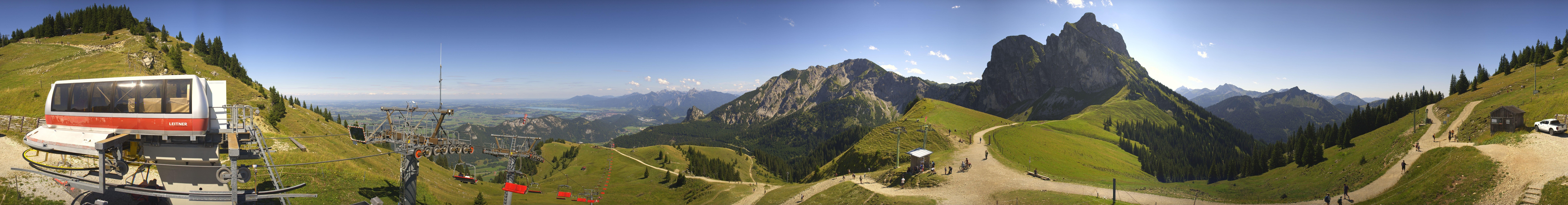 Archived image Webcam Pfronten Top Station Breitenberg