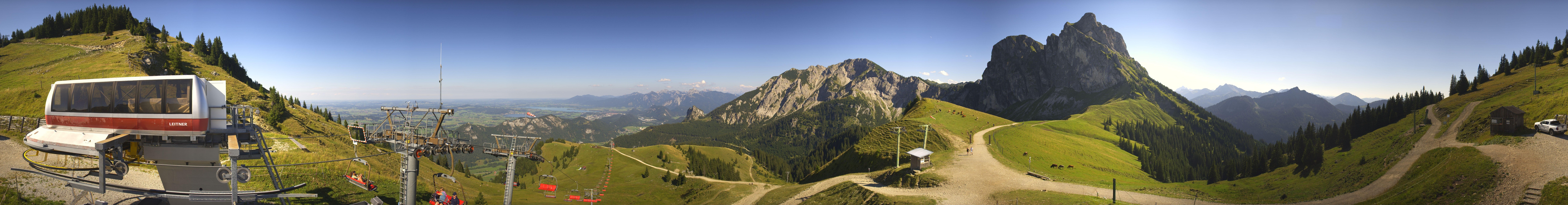 Archived image Webcam Pfronten Top Station Breitenberg