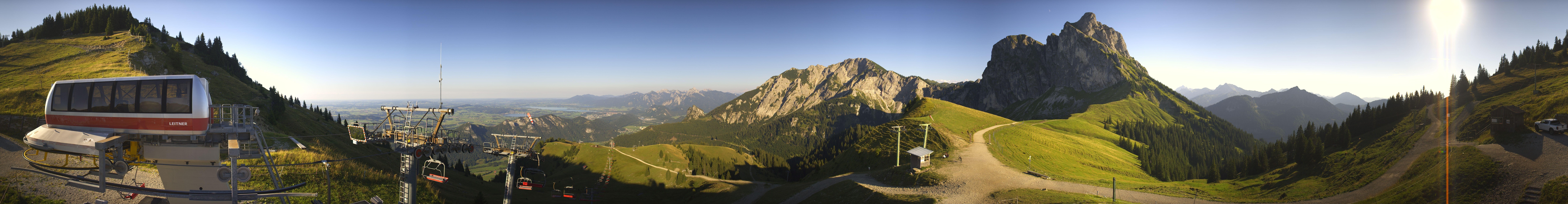 Archived image Webcam Pfronten Top Station Breitenberg