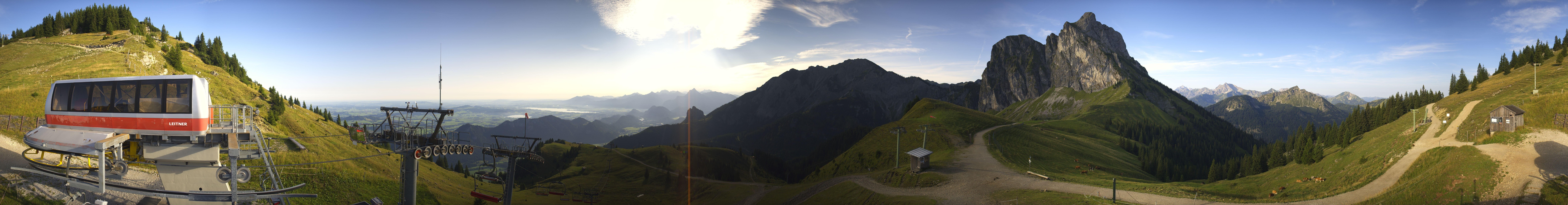 Archived image Webcam Pfronten Top Station Breitenberg