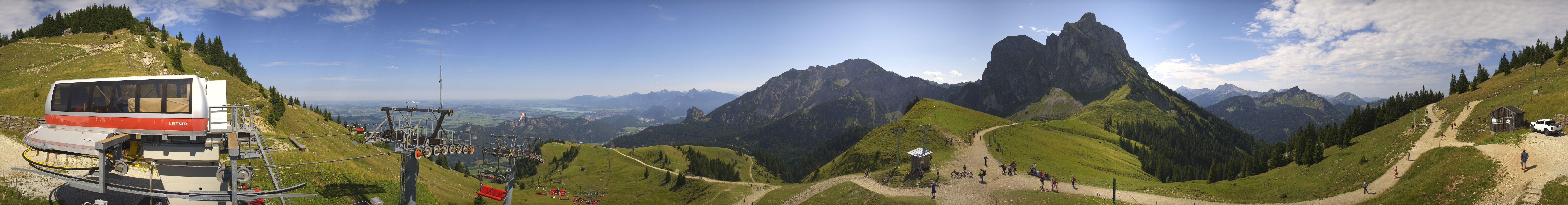 Archived image Webcam Pfronten Top Station Breitenberg
