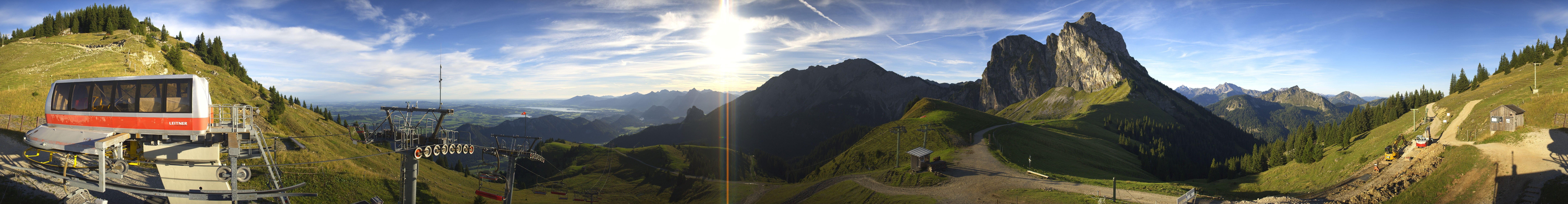 Archived image Webcam Pfronten Top Station Breitenberg
