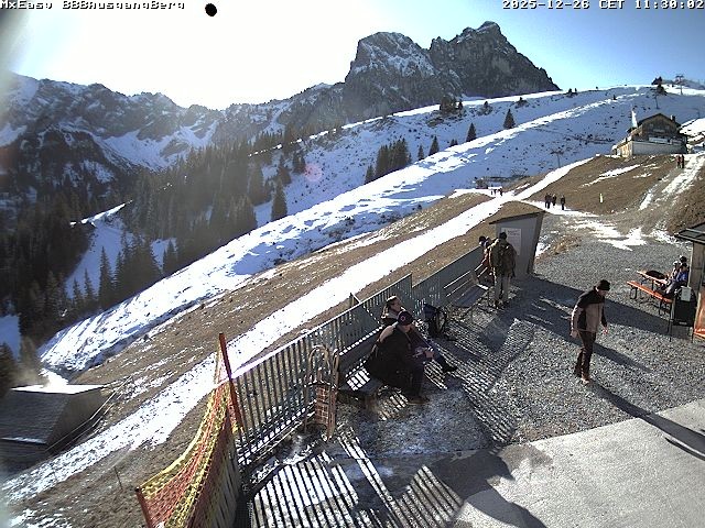 Archiv Foto Webcam Breitenbergbahn: Ausgang Bergstation