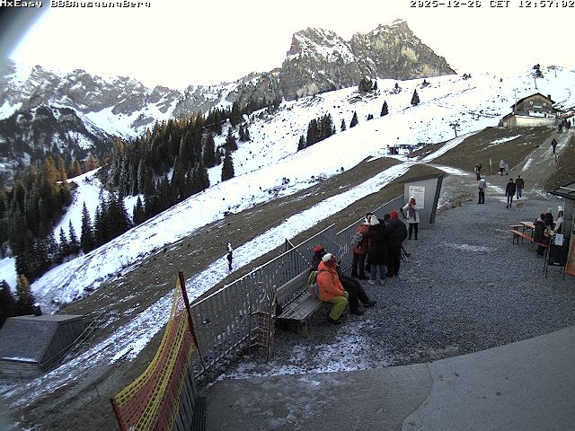 Archiv Foto Webcam Breitenbergbahn: Ausgang Bergstation