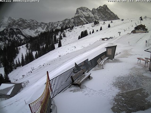 Archiv Foto Webcam Breitenbergbahn: Ausgang Bergstation