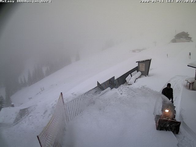 Archiv Foto Webcam Breitenbergbahn: Ausgang Bergstation