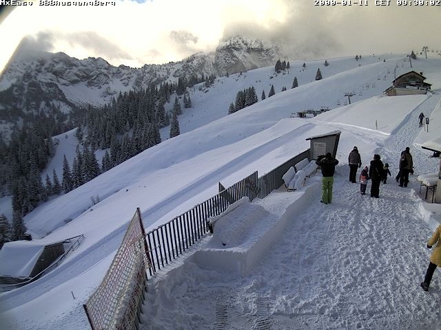 Archiv Foto Webcam Breitenbergbahn: Ausgang Bergstation