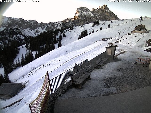 Archiv Foto Webcam Breitenbergbahn: Ausgang Bergstation