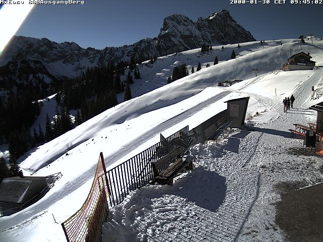 Archiv Foto Webcam Breitenbergbahn: Ausgang Bergstation