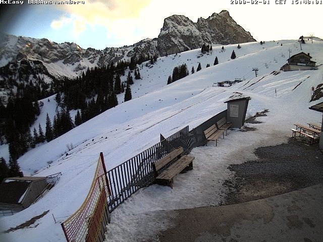 Archiv Foto Webcam Breitenbergbahn: Ausgang Bergstation