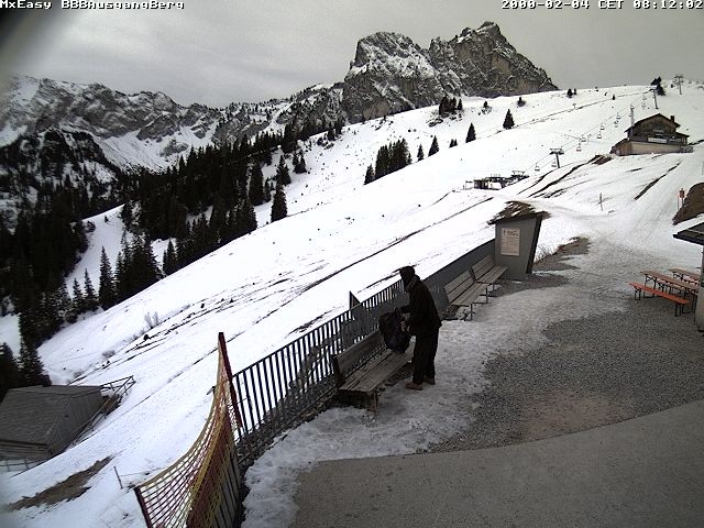 Archiv Foto Webcam Breitenbergbahn: Ausgang Bergstation