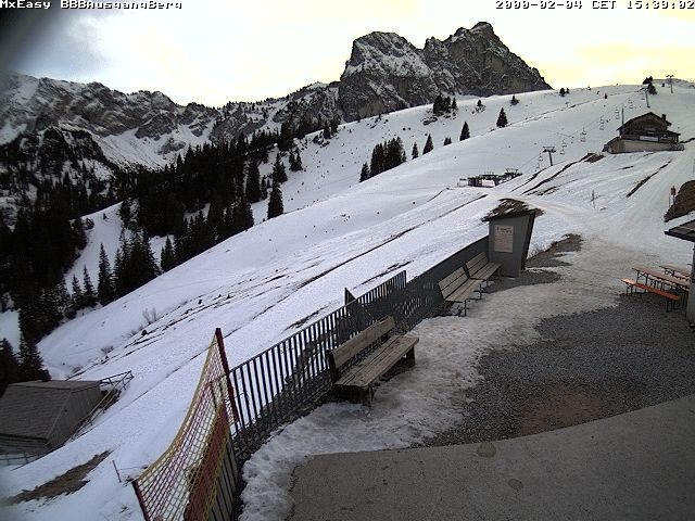 Archiv Foto Webcam Breitenbergbahn: Ausgang Bergstation