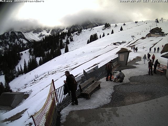 Archiv Foto Webcam Breitenbergbahn: Ausgang Bergstation