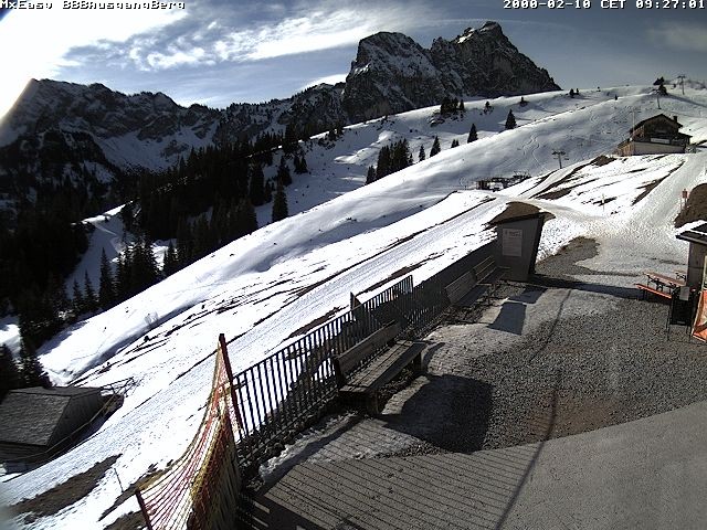 Archiv Foto Webcam Breitenbergbahn: Ausgang Bergstation