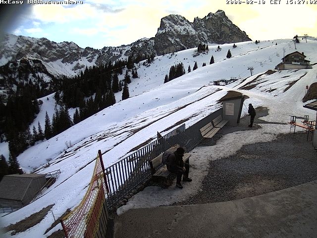 Archiv Foto Webcam Breitenbergbahn: Ausgang Bergstation