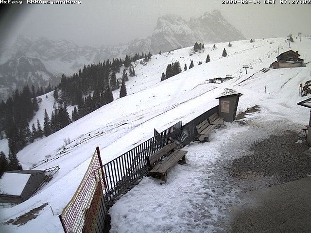 Archiv Foto Webcam Breitenbergbahn: Ausgang Bergstation