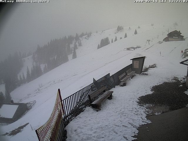 Archiv Foto Webcam Breitenbergbahn: Ausgang Bergstation