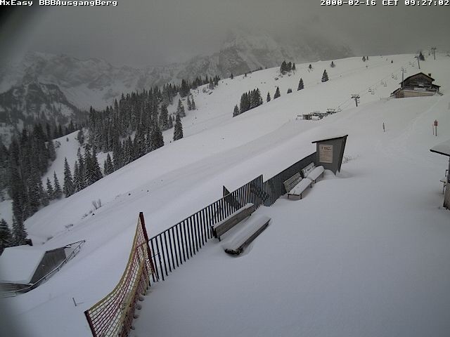 Archiv Foto Webcam Breitenbergbahn: Ausgang Bergstation