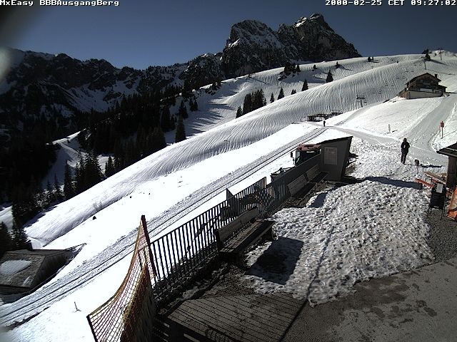 Archiv Foto Webcam Breitenbergbahn: Ausgang Bergstation