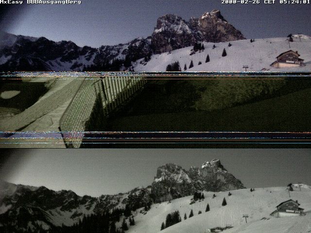 Archiv Foto Webcam Breitenbergbahn: Ausgang Bergstation