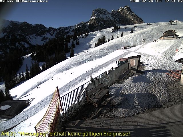Archiv Foto Webcam Breitenbergbahn: Ausgang Bergstation