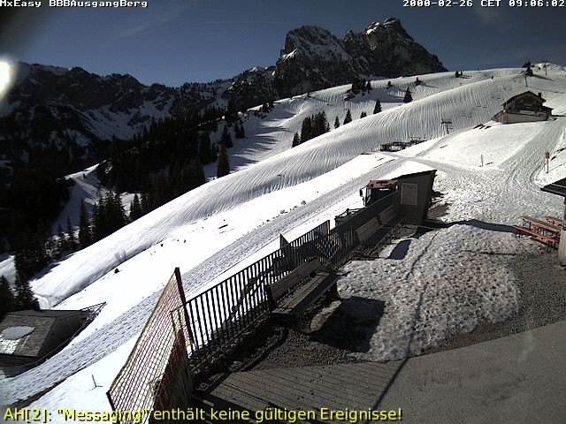 Archiv Foto Webcam Breitenbergbahn: Ausgang Bergstation