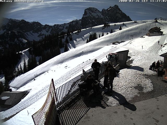 Archiv Foto Webcam Breitenbergbahn: Ausgang Bergstation