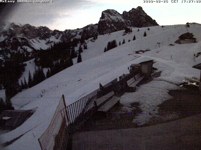 Archiv Foto Webcam Breitenbergbahn: Ausgang Bergstation