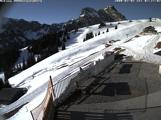 Archiv Foto Webcam Breitenbergbahn: Ausgang Bergstation