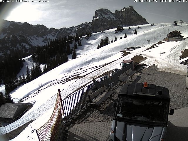 Archiv Foto Webcam Breitenbergbahn: Ausgang Bergstation