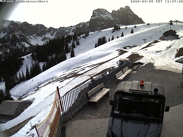 Archiv Foto Webcam Breitenbergbahn: Ausgang Bergstation