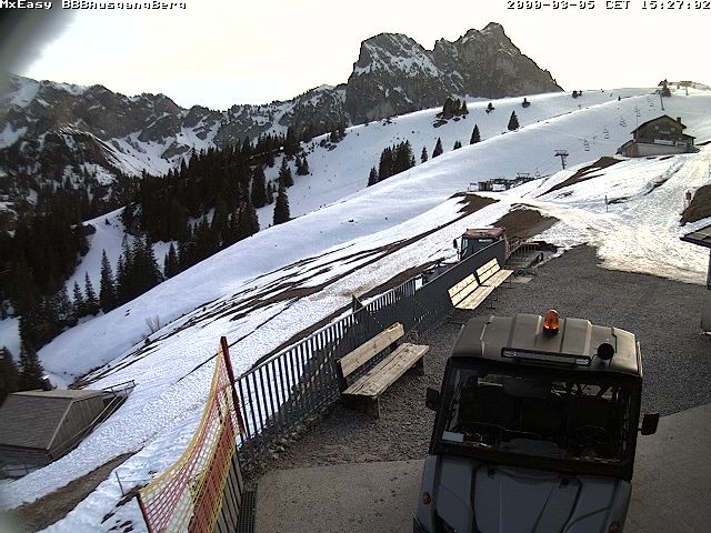 Archiv Foto Webcam Breitenbergbahn: Ausgang Bergstation