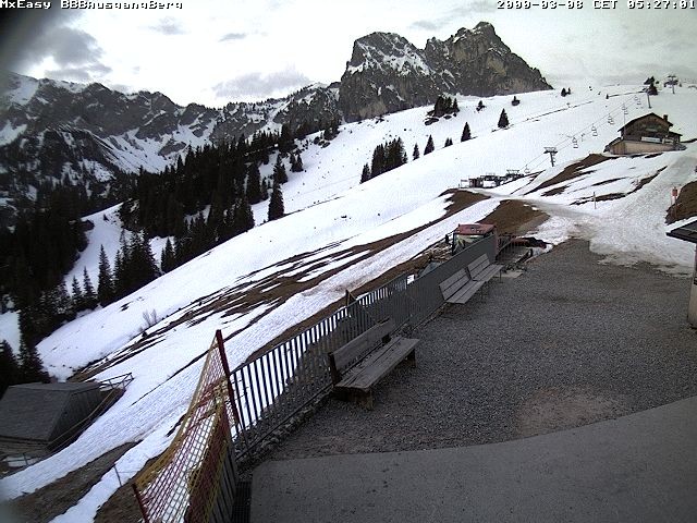 Archiv Foto Webcam Breitenbergbahn: Ausgang Bergstation