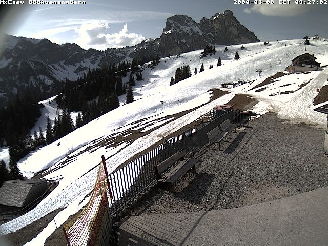 Archiv Foto Webcam Breitenbergbahn: Ausgang Bergstation