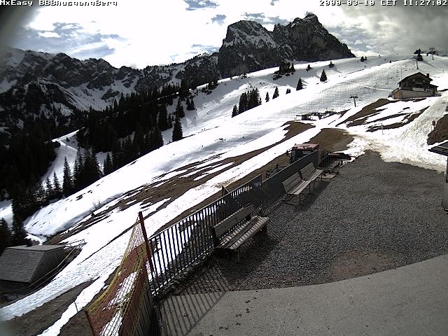 Archiv Foto Webcam Breitenbergbahn: Ausgang Bergstation