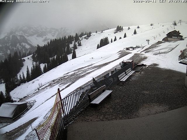 Archiv Foto Webcam Breitenbergbahn: Ausgang Bergstation