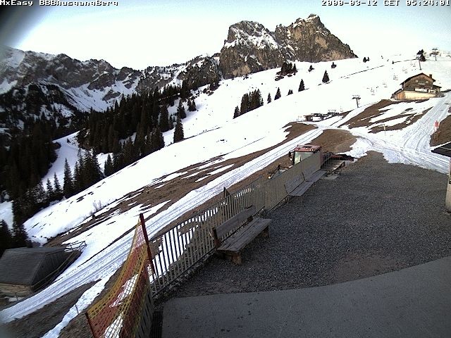 Archived image Webcam Arrival of the Breitenbergbahn cabins