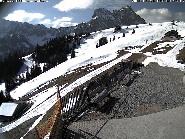 Archiv Foto Webcam Breitenbergbahn: Ausgang Bergstation