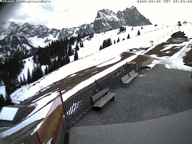 Archiv Foto Webcam Breitenbergbahn: Ausgang Bergstation
